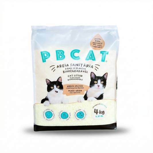 Areia Sanitária Biodegradável PBCAT 4 KG - GRÃOS MISTOS