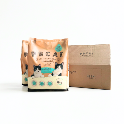 Kit com 2 Pacotes de Areia PBCAT GRÃOS FINOS + Caixa Interativa!